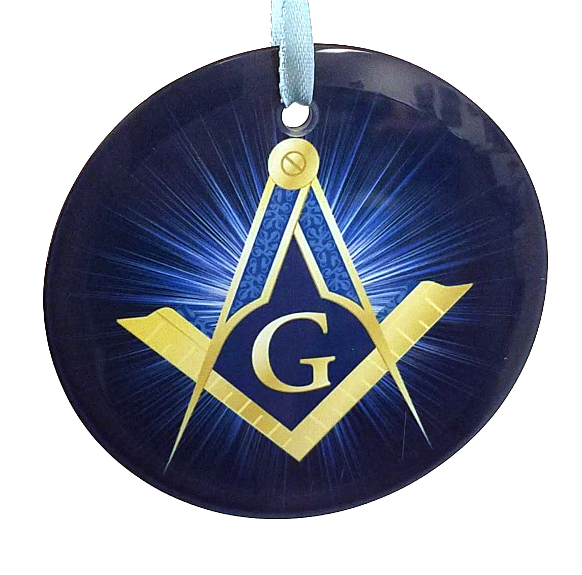 (image for) Masonic Square and Compass Ornament